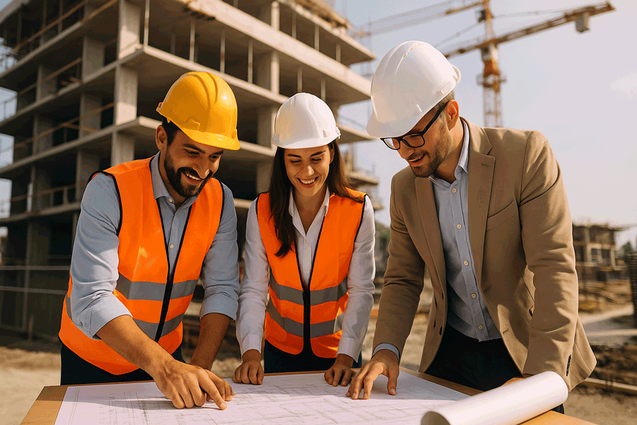 Diva Builders Construction Profile Illustration